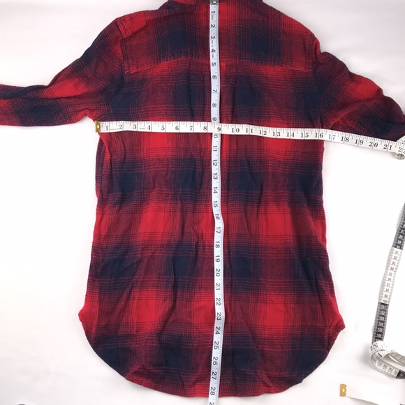 Madewell Classic Flannel Shirt Sz: S - Picture 8 of 11